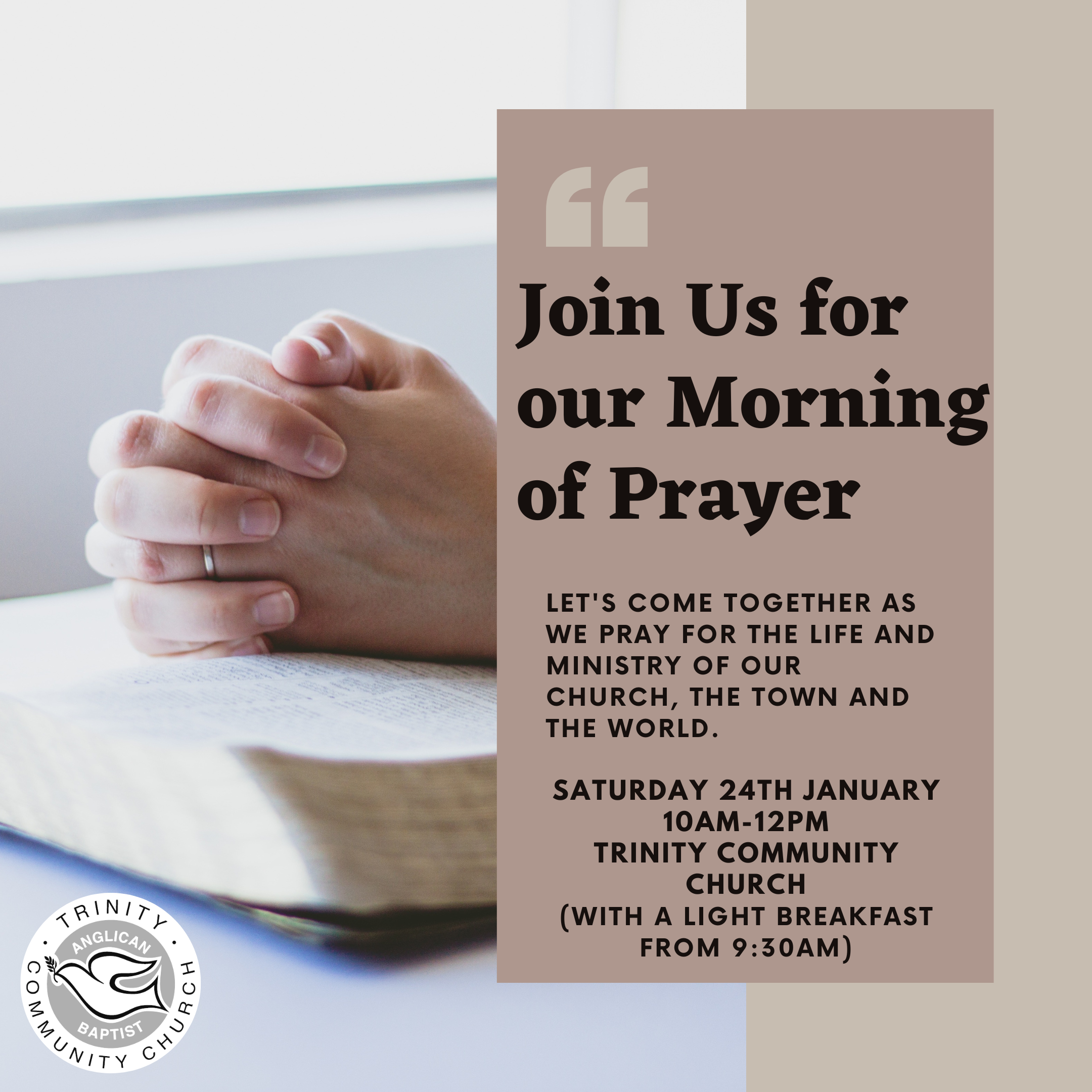 Half Day of Prayer - January 2
