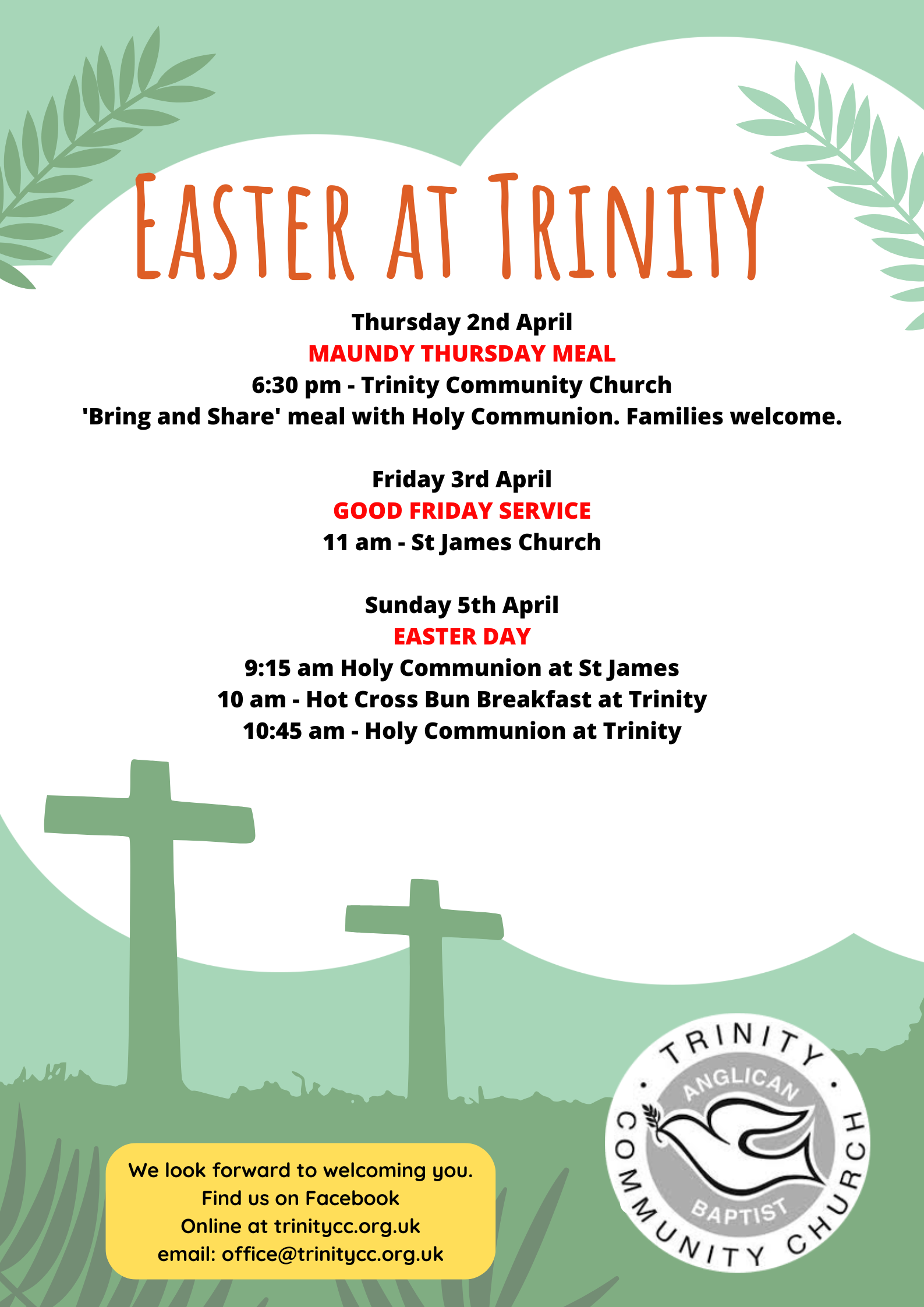 EASTER SERVICES 2026